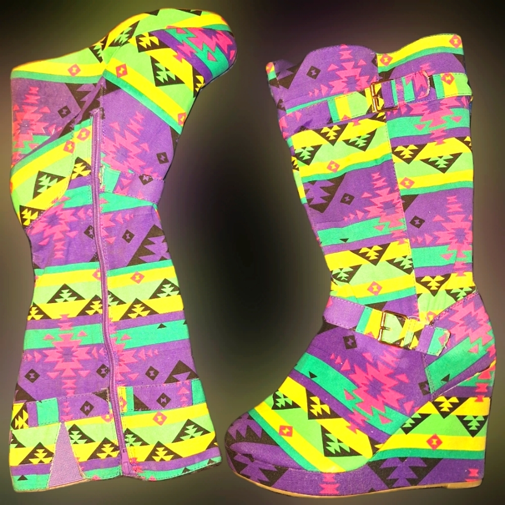 Mardi Gras Boots